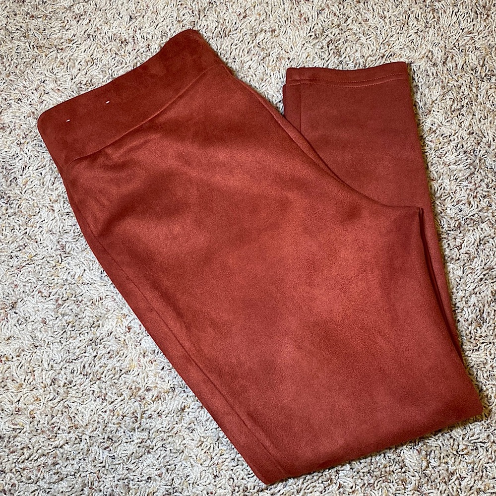 LOFT Outlet Suede Leggings